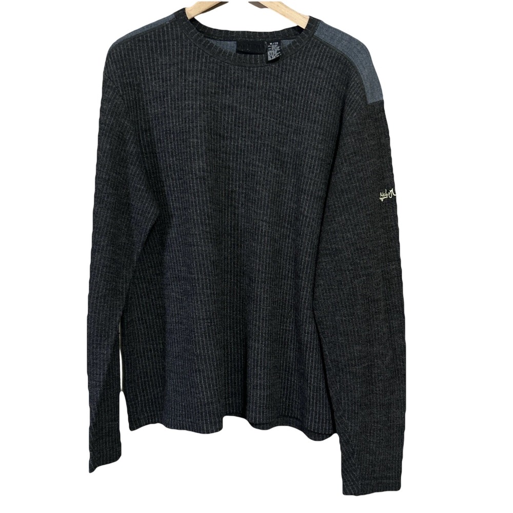 VTG Quiksilver Knit Crewneck‎ Sweater Wool Blend XL Surf Skateboard 90s Y2K